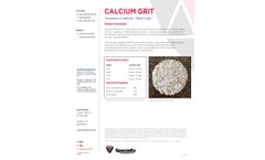 Specialty Minerals - Model 6, 610, 70, 9 - Calcium Grits - Datasheet