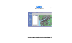 Working With The Emission Database (EDB) Brochure