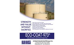 ECO Coat-973 Epoxy Coated Bolted Storage Tanks - Specifications