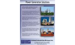 UIG Storage Tank Power Generation Solutions - Flyer 