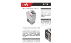 Nyle - Model L 53 - Compact, High Performance Dehumidification System - Brochure