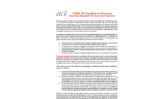 Government Services / GASB 49 Compliance Brochure