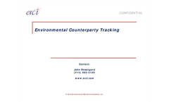 Environmental Counterparty Tracking Services - Brochure