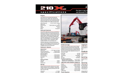 Link-Belt - Model 210 X2 - Forestry Excavators Brochure