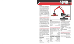 Link-Belt - Model 4040 PH - Forestry Excavators Brochure