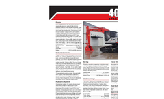 Link-Belt - Model 4040 RB - Forestry Excavators Brochure