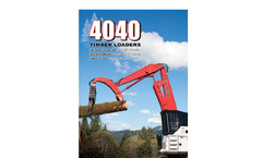 Link-Belt - Model 4040 TL - Forestry Excavators Brochure
