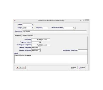 RIMAS - Version MMC - Preventative Maintenance Software