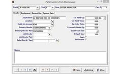 RIMAS - Version MMC - Parts Inventory Software