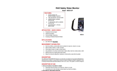 TA - Model MEDA-SP - RAD Safety Water Monitor - Brochure