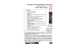 Model PPVM Series - Portable or Fixed Personnel or Vehicle Monitor - Brochure