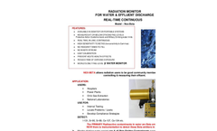 TA - Model Nex-Beta - Radiation Monitor For Water & Effluent Discharge - Brochure