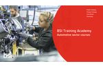 BSI Training Academy Automotive Sector Courses - Brochure