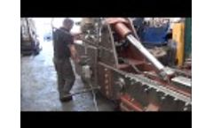 McIntyre 5025SB Baler Demonstration - Copper Scrap Baling - Video