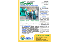 SEMS - Utility Asset Management Software - Brochure