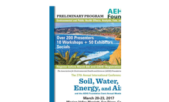 27th Soil, Water, Energy, and Air Annual International Conference Brochure