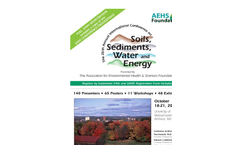 26th Annual International Conference on Soils, Sediment, Water and Energy - Preliminary Program Brochure