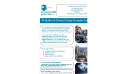 Air Quality and Climate Change Synergies Conference - Scotland Brochure