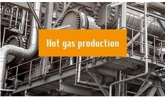 Combustion Technology for Hot Gas Production