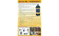 Maple - Model EM.1 - Pashuamrut - Brochure
