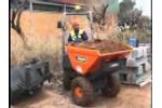 AUSA Construction Site Dumper D100AHA-Video