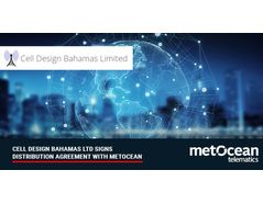 Cell Design Bahamas Ltd signs distribution agreement with MetOcean Telematics