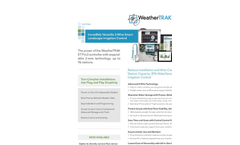 WeatherTRAK - Version ET Pro3 2-Wire - Commercial-Grade Smart Irrigation Controller Software Brochure