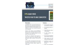 Quad - Model VTP4 - Video Converter Brochure