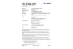 Albis - Model ABS A GY77-4060 - Acrylonitrile/Butadiene/Styrene/Copolymer Plastic Brochure