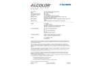 Albis - Model ABS A GY77-4068 - Acrylonitrile/Butadiene/Styrene/Copolymer Plastic Brochure