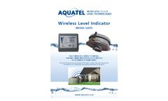 Aquatel - Model S207e - Wireless Tank Fluid Level Indicator - Datasheet