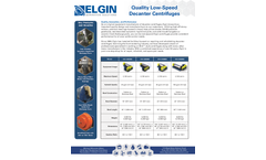 Elgin - Model ESS-1842BD - Rendering Centrifuges - Brochure