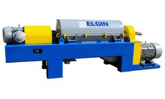 Elgin - Model ESS-1967HD2 - High Speed Fully- Variable Decanter Centrifuge