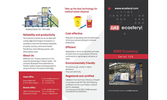 AMB Ecosteryl - Model 125 - Medical Waste Disposal Equipment Brochure