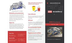 AMB Ecosteryl - Model 250 - Medical Waste Disposal Equipment - Brochure