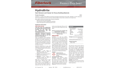 Fiberlock HydroBrite - Stain Remover and Cleaner for Porous Building Material - Datasheet