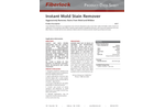 Fiberlock - Model 8317-1-C4 - Instant Stain Remover - Datasheet