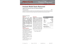 Fiberlock - Model 8317-1-C4 - Instant Stain Remover - Datasheet