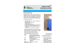 Sweet-Air - Model PE-200 - High-Density Polypropylene (HDPE) Drum Scrubber Unit - Brochure