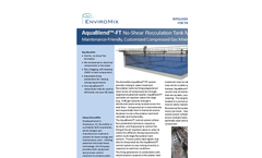 AquaBlend - Model FT - No - Shear Flocculation Tank Mixing System Brochure