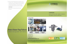 Wireless Steam Trap Monitor Solutions Trifold  Brochure