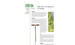 AMS - 7/8 x 33 - Plated Soil Probe w/ Handle Technical - Datasheet