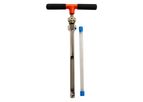 AMS - Model 424.27 - 7/8 X 12 Inch Plated Dual Purpose Soil Recovery Probe w/ Handle, 5/8 Inch Thread