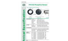 Alphasense - Model PH3-BE - Electrochemical Toxic Gas Sensors Brochure