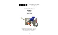 Doda - Model BG 500 Series - Biogas Mixers - Brochure