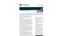 Transfer, Recycling, and Processing Facilities Services- Brochure