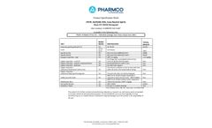 Pharmco - Model 190 Prf Cane 1x1 Gl - Ethanol - Brochure