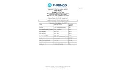  	Pharmco - Model IPA 70% GMP 5 Gl Poly Pail - Isopropyl Alcohol - Brochure