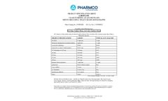 Pharmco - Model Dist >99% 4x4 Lt - n-Heptane - Brochure