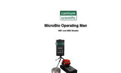 MicroBio - Model MB2-RSH - Isolator Microbial Air Sampler - Brochure
